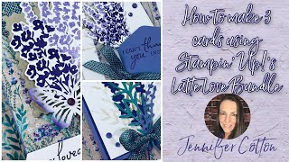 Learn how to make beautiful cards and fun folds with the Perennial Lavender Suite!