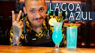 O FAMOSO DRINK AZUL | 2 formas de fazer o LAGOA AZUL | RECEITA