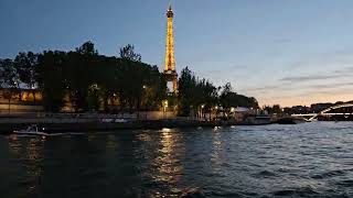 Annette and Tom Paris Seine River Eiffel Tower