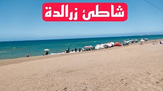 الأجواء في شاطئ زرالدة بالجزائر العاصمة اليوم في افتتاح موسم الاصطياف