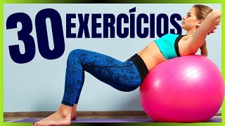 30 EXERCÍCIOS com BOLA de PILATES