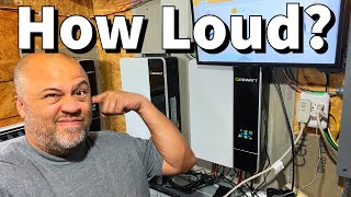 How Loud are Growatt 5000ES Solar Inverters? - Testing with Toptes Sound Level Meter