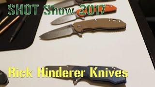 Rick Hinderer Knives - SHOT Show 2017