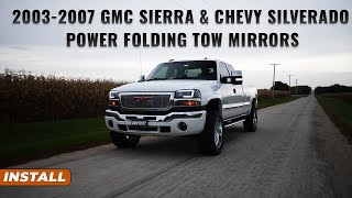 2003-2007 Classic GM Tow Mirror Install Guide | Add Power Fold for Chevy Silverado & GMC Sierra