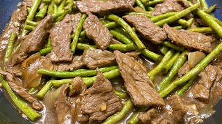 BEEF GREEN BEANS STIR FRY/ HEALTHY AND EASY RECIPE / iloilo’s kitchen