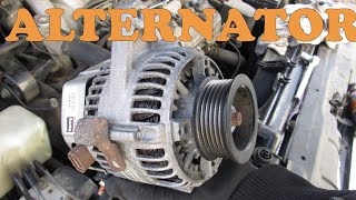 How to Replace an Alternator Toyota Lexus V6