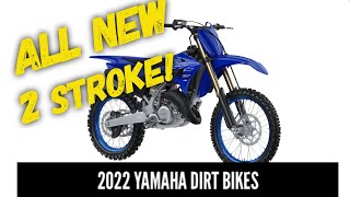 All New 2022 Yamaha Dirt Bikes