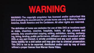 Warner Home Video's Multi-Languages Copyright Warning Screens (2009)