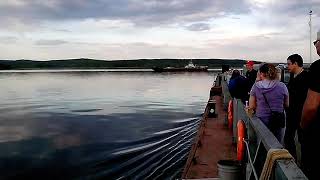 Паромная #переправа из Оханска / Ferry Kama river crossing from Okhansk town (#Perm Kray, Russia)