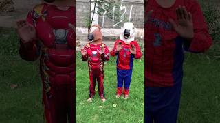 Spiderman and Iron man fun #shorts