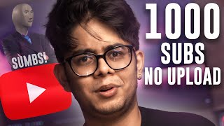 How to Get 1000+ Subscribers Without Video Uploads!