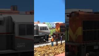 WDM3D Yard Shunting WDP4B Coupling Train || Train Simulator 2024 #shorts #viral #shortvideo #short