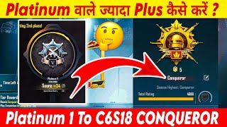 🇮🇳Day - 2 🥳Platinum 5 To C6S18 Conqueror | Solo Conqueror Tips & Tricks | ( Virat Gaming )