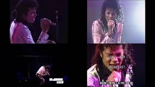 Michael Jackson - Rock With You - Bad Tour Comparison