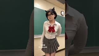 cat girl short | tiktok girl #douyin #tiktok #catgirl #cosplay #youtube #nana #viral #cat nana ccat