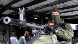 Ополченцы в боях отбили блокпост ВСУ 26 01 Донецк War in Ukraine