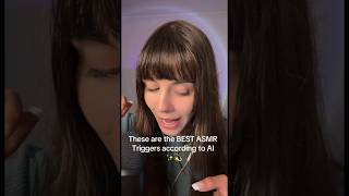 ASMR The BEST Triggers According to AI ✨🤞🏻 #asmr#asmrvideo#asmrsounds#asmrshorts#shorts#shortsfeed