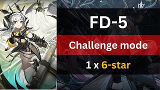 FD-5 Challenge mode - Low-rarity squad ft. Weedy | The Black Forest Wills A Dream | Arknights