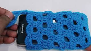 How to Crochet Mobile cover,Crochet phone case.