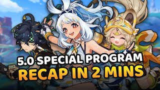 All Version 5.0 Special Program Info in 2 Minutes | Genshin Impact