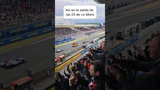 Así es la salida de las 24 h de Le Mans 2024 #lemans #24delemans