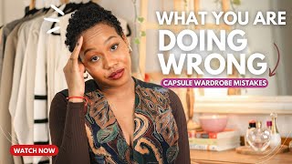 5 MOST COMMON CAPSULE WARDROBE MISTAKES AND HOW TO AVOID THEM | Pt 4