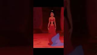 Jasmine seduce Jafar and distract him from capturing