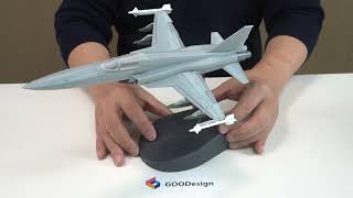 Display stand for F-5E