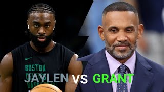 Jaylen Brown vs Grant fight again He is Real Hero ofNBA#jaylenbrown #granthill #viralvideo #fighting