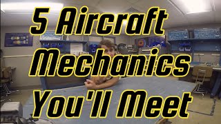 5 Types of Aircraft Mechanics You’ll Meet! And Giveaway Winner Announcement!!