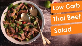 Keto Thai Beef Salad Recipe - So Tasty