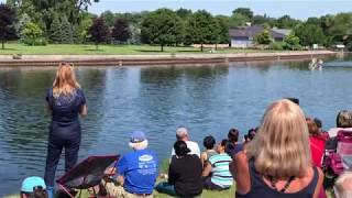 AuSable River Canoe Marathon Finish 2018