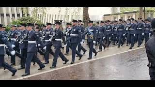 Band of the Royal Air Force returning following the King's Coronation.