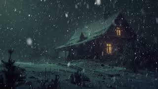 Intense Blizzard & Howling Wind Sounds | Winter Snow Ambience | Dark Screen Snowstorm