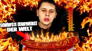 Ich ESSE DIE SCHÄRFSTE CURRYWURST DEUTSCHLANDS🥵😰(9 MILLIONEN SCOVILLE🔥)