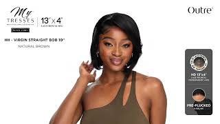 MyTresses Black Label 13"x4" Lace Frontal Wig HH-Virgin Straight Bob 10"