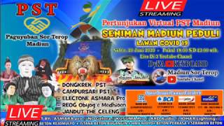 Live Streaming Pertunjukan Virtual PST " SENIMAN MADIUN PEDULI Lawan Covid19