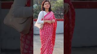 Spring Summer Saree Look | #shorts