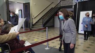 B-roll: Lieutenant Governor Kathy Hochul Opens State Vaccination Site in Buffalo