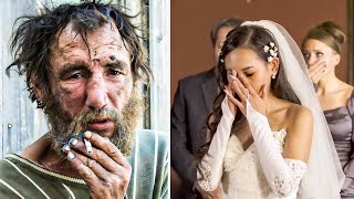 A Sad Homeless Man Came to The Wedding. Then He Took the Microphone And The Unimaginable Happened!