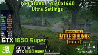 PUBG Lite on GTX 1650 Super | 1080p & 1440p Ultra Settings | PC Performance Gameplay Test!