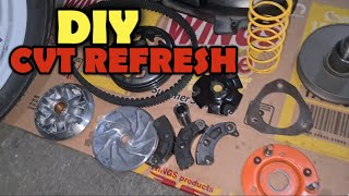 DIY CVT CLEANING | HONDA CLICK 150