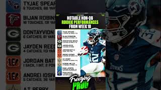 Notable Non-QB Rookie Performances From Week 18