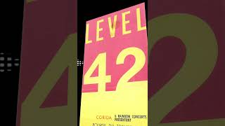 2/54 Concert Tickets | Level 42 | 1986 | Lyon #80s #music #concerts #pop  #rock #level42