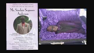 funeral service Mr.  Anderson viewing