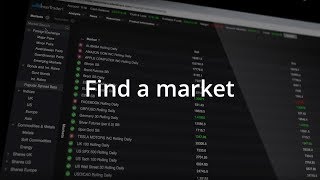 InterTrader Web-based Platform Guide: Find A Market