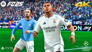 EA FC 25 - Real Madrid vs  Manchester City - PS5 Next Gen Gameplay | Champions League Final Match 4K