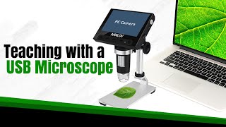 LCD Digital Microscope Review for Teachers - ANNLOV 4.3 Inch Digital Wireless USB Microscope