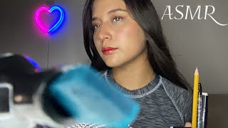 ASMR 🖍️ Mouth Sounds mientras te pinto (Eres mi dibujo)