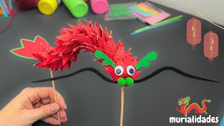 🐉 Dragón DIY: Cómo Crear una Fantástica Marioneta Usando Hueveras de Cartón